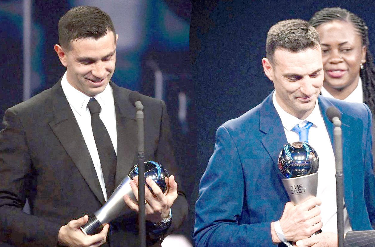 ذا بيست | مارتينيز أفضل حارس.. سكالوني أفضل مدرب.. والأرجنتين أفضل جمهور في العالم