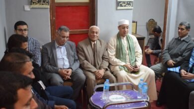 أناشيد دينية ومدح الرسول في سهرة رمضانية علي مائدة العربي الناصري بالمنيا